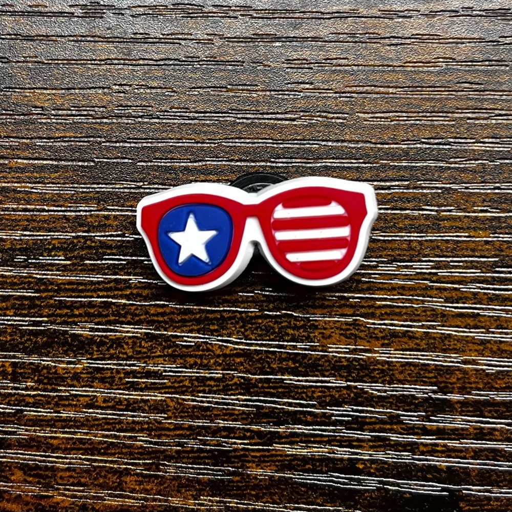 Patriotic Sunglasses Croc Charm